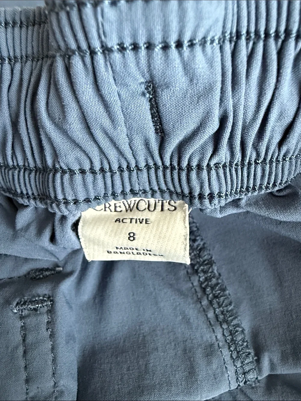 Crewcuts Sky Blue Elastic Drawstring Shorts